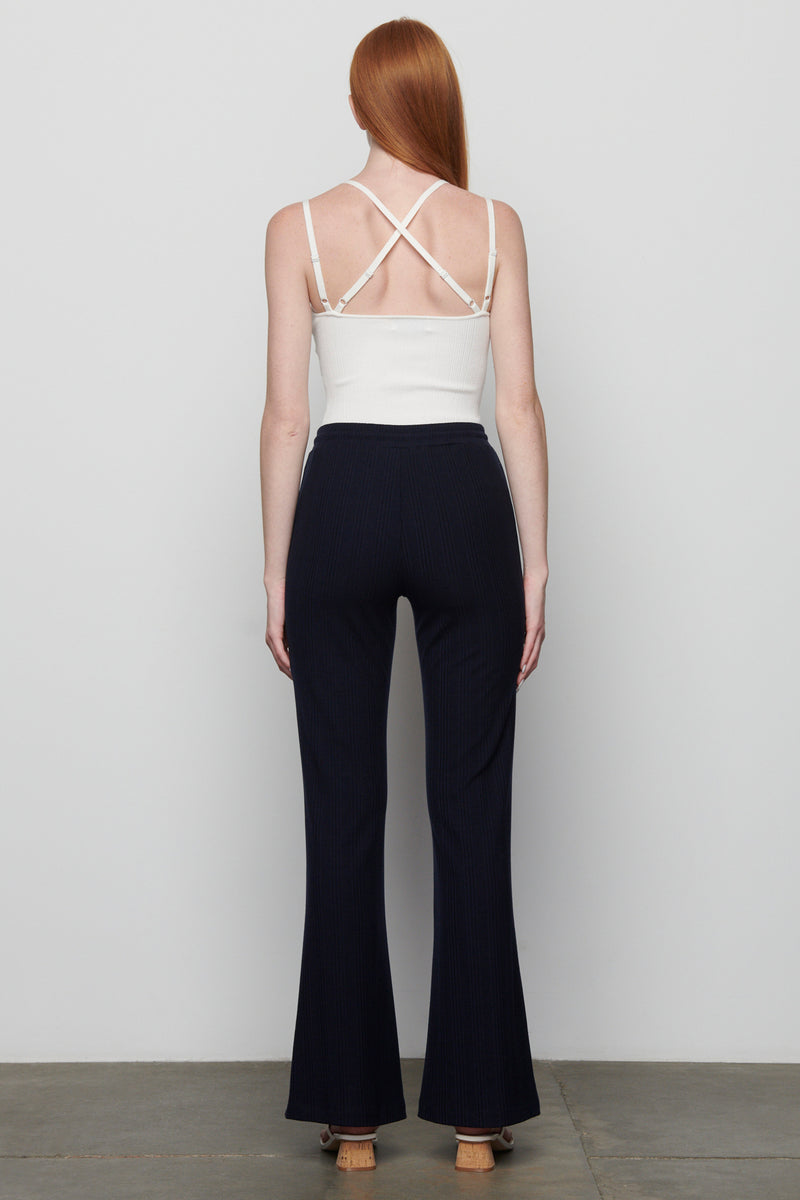Nancie Pant in Midnight Blue - back view