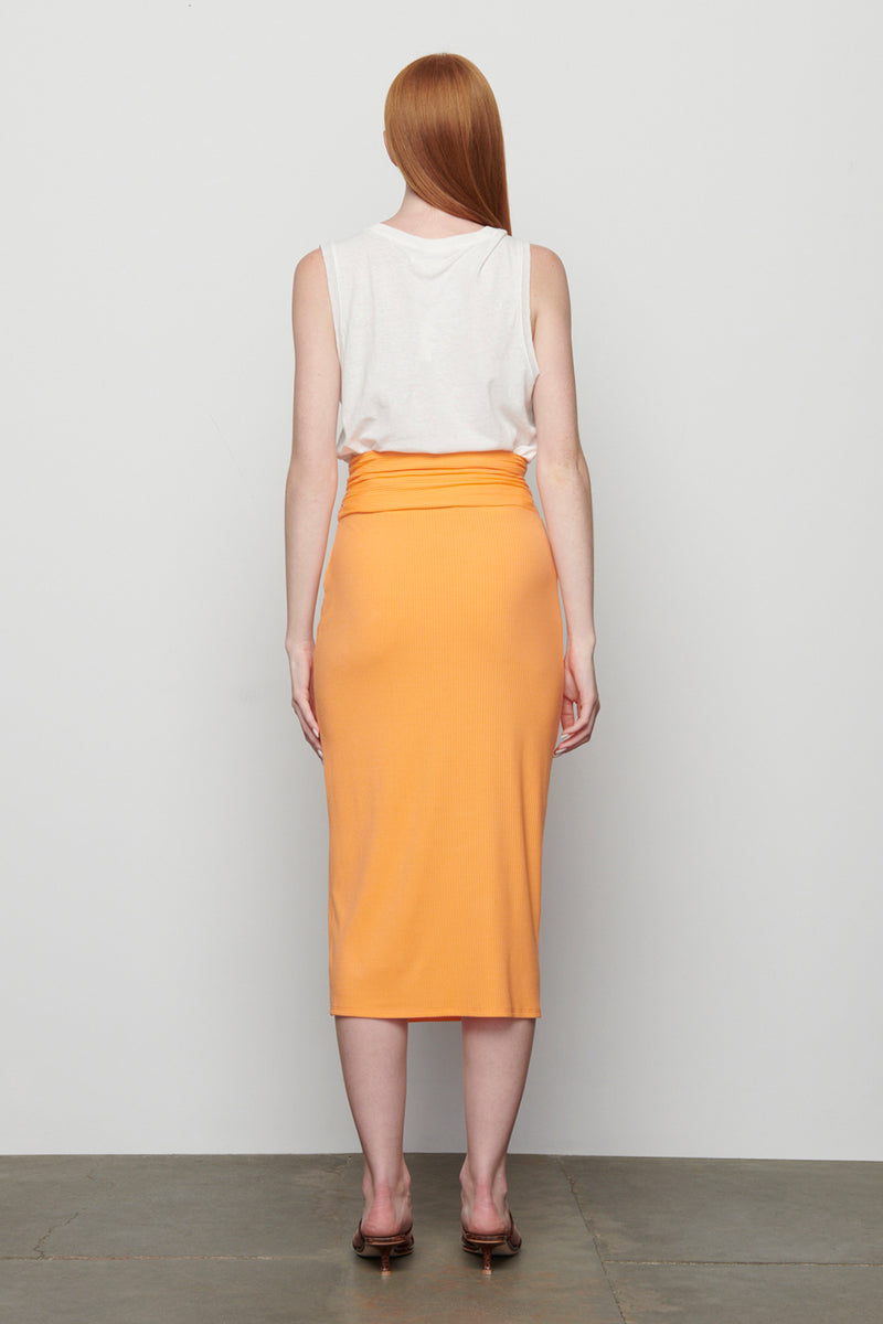 Bailey 44 Hearst Skirt in Cantaloupe - back
