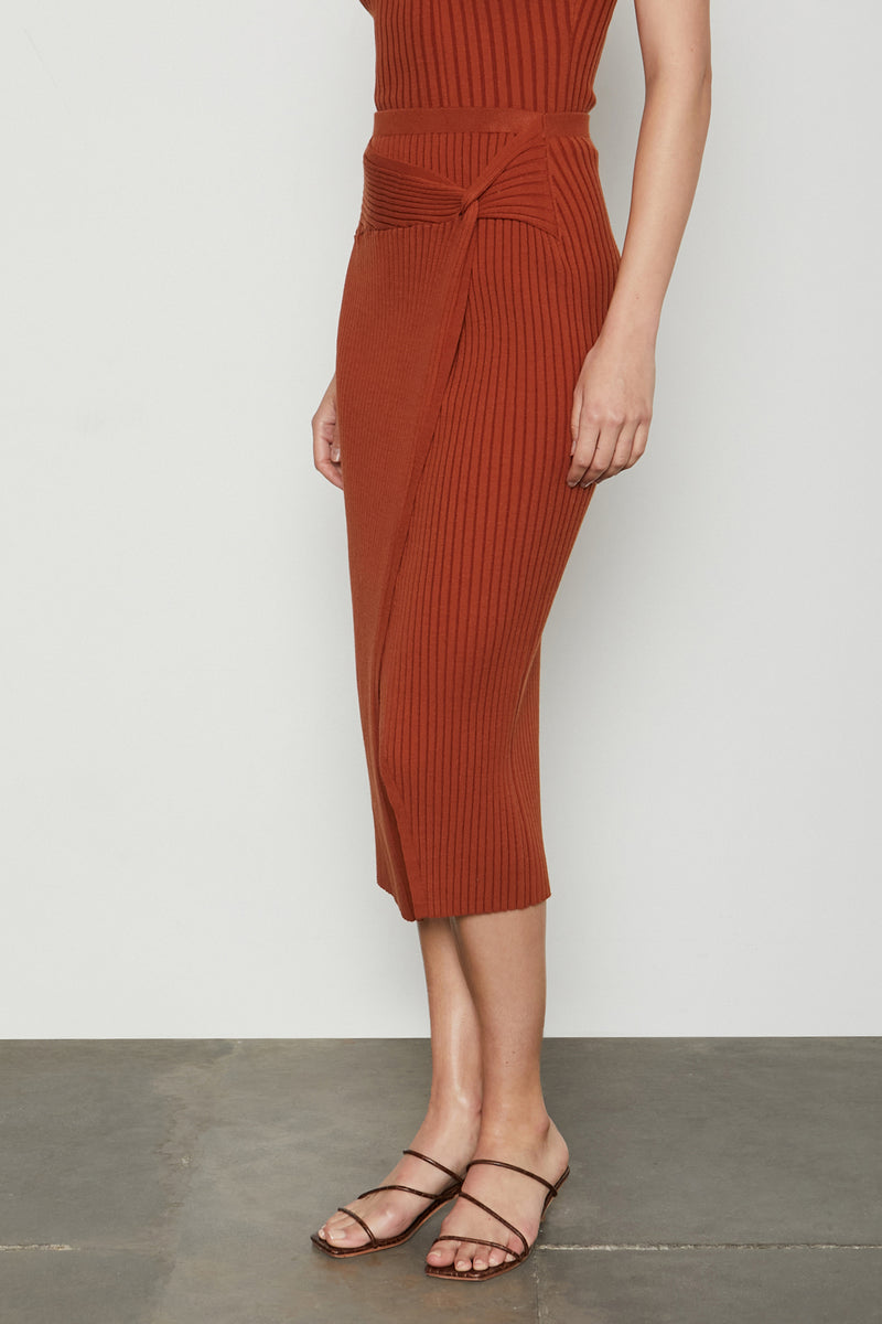 Bailey 44 Bexley Knitwear Midi Skirt in Awake - side view