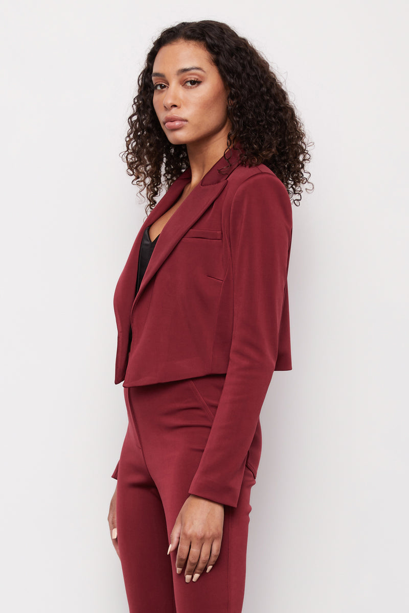 Bailey 44 Monica Jacket in Cabernet - side view