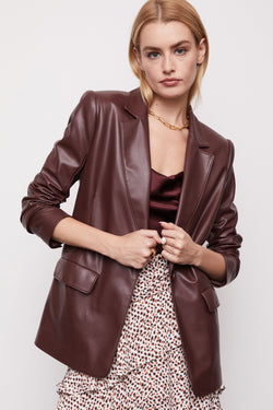 Bailey 44 Brenda Jacket in Cacao - Front Sleeves