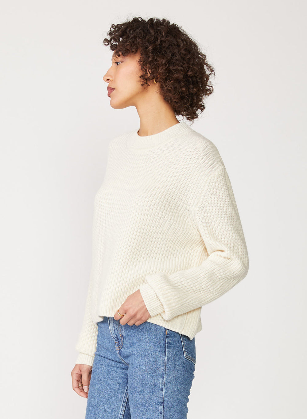 トップス LIDNM CASHMERE MILLED CREW KNIT L LIDNM CASHMERE MILLED CREW KNIT Mサイズ