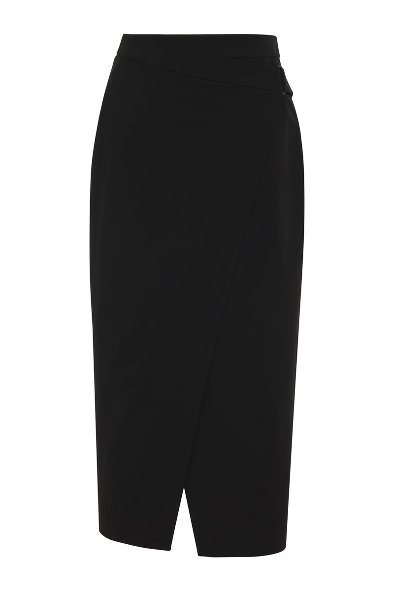 Bailey 44 Roada Skirt In Black - front flat lay