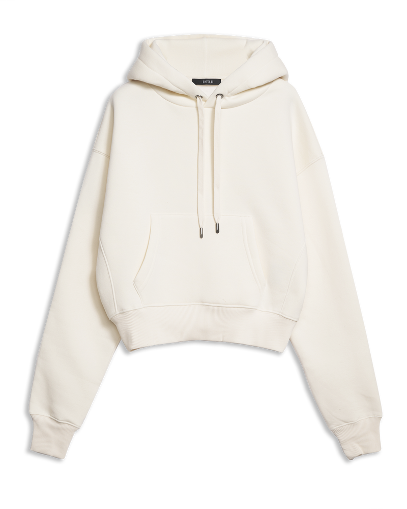 Off white crop hoodie discount